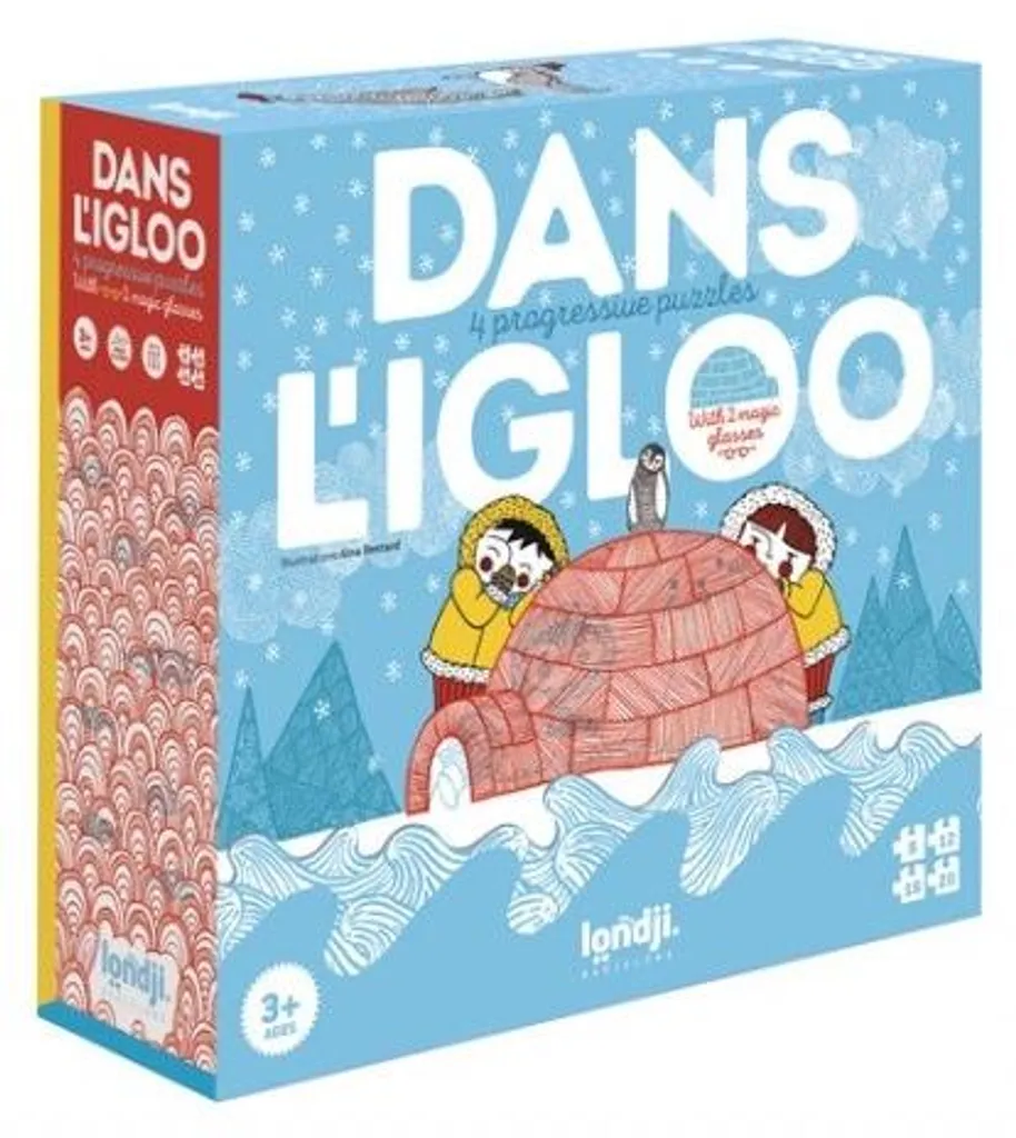 Puzzle progressif Igloo Londji - Activité calme et éveil en famille