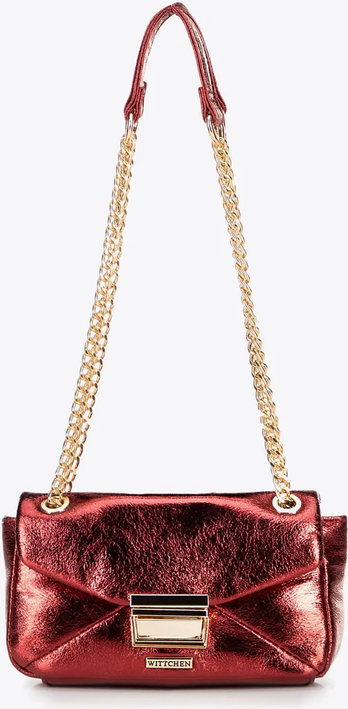 Mini sac à bandoulière Wittchen pour femme en rouge brillant verni