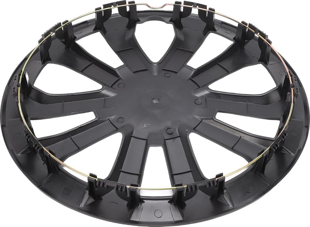 4PCS 16 Zoll Radkappen Radkappen Universal ABS Radkappen R16 Kit für Autos LKW SUV Schwarz