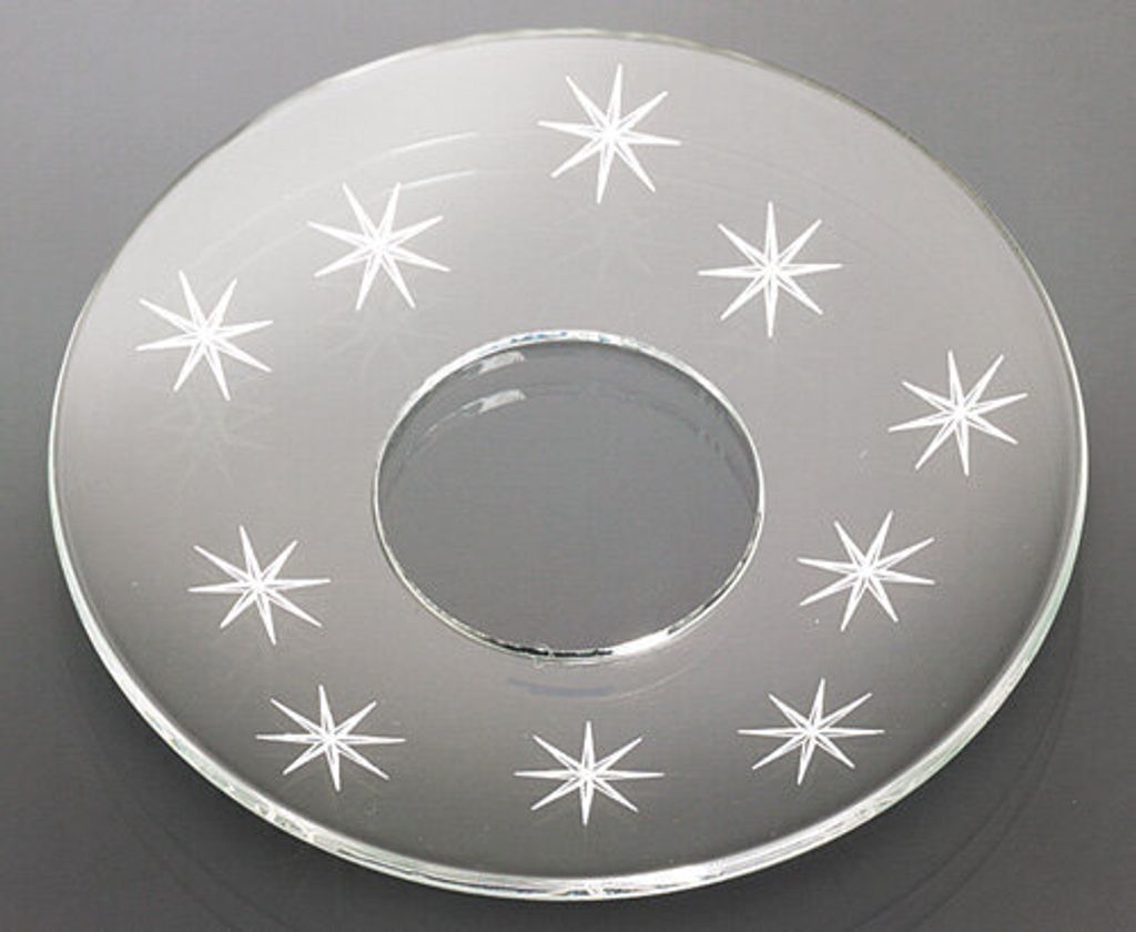 Glas-Kerzenmanschette - Tropfenfänger aus unserer Traditional-Linie für Kerzen bis Ø 25 mm. Der Außendurchmesser der Kerzenmanschette beträgt ...