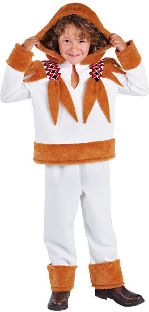 M211039-104 beige-braun Mädchen Junge Kinder Kostüm Gr.104