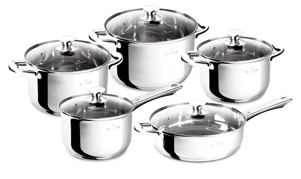 Blaumann 10-teiliges Pfannenset Gourmet Line