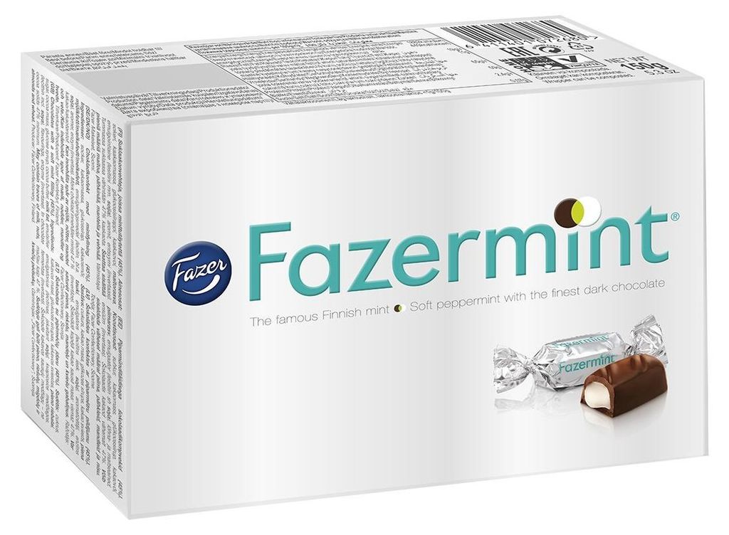 Fazermint Chocolate Creams Minzgefüllte Schokolade 150g 6er Produktbild 