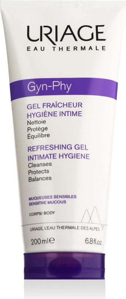 Uriage Gyn-Phy, gel refrescante para la higiene íntima, 200 Imagen del producto 