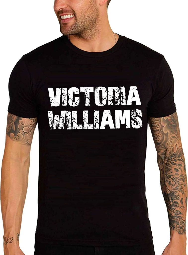 Herren Grafik T-Shirt Victoria Williams Öko-Verantwortlich Vintage Jahrgang Kurzarm Lustige Druck Geburtstag Geschenk Mann