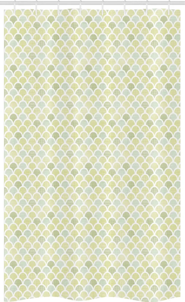 Tenda Doccia ABAKUHAUS 120x180 Verde Oliva - Tessuto Impermeabile Top