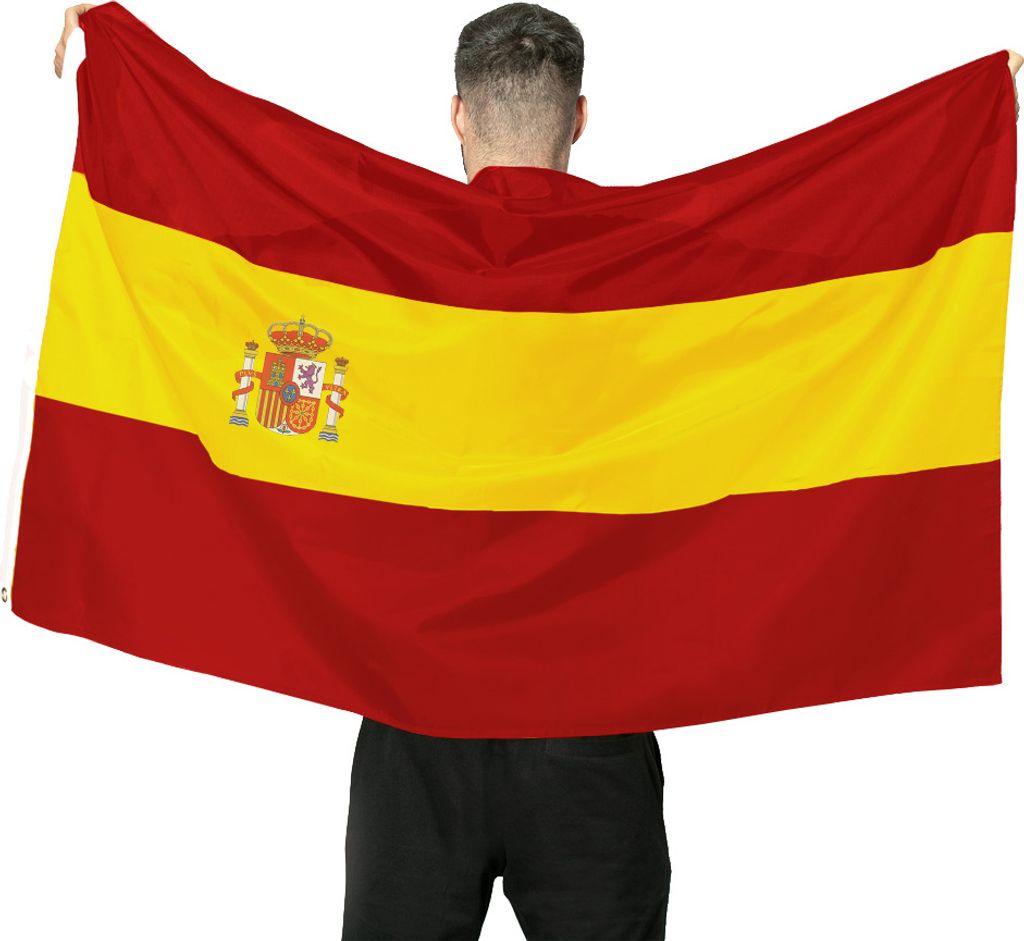 MUWO "Nations Together" | Spanien Flagge | 150×90 cm | Produktbild 
