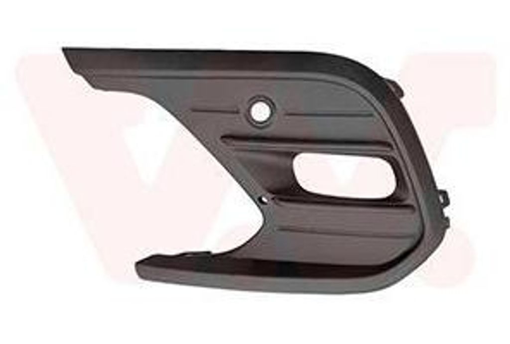 VAN WEZEL Lüftungsgitter Grill Stoßfänger für VW POLO (AW1, BZ1) mit Loch/Löchern für Nebellampen ohne Löcher für Zier-/Stoßleiste Schwarz