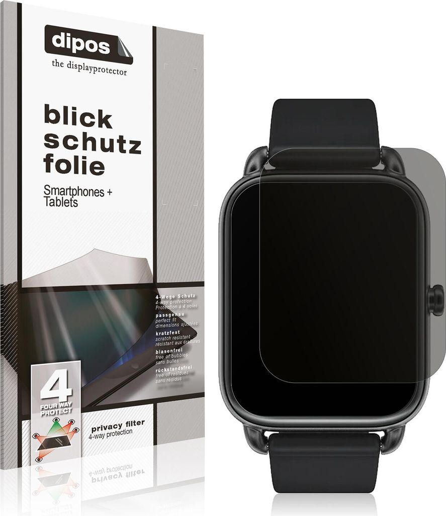 Blickschutzfolie für Haylou RS4 matt Schutzfolie Folie Produktbild 