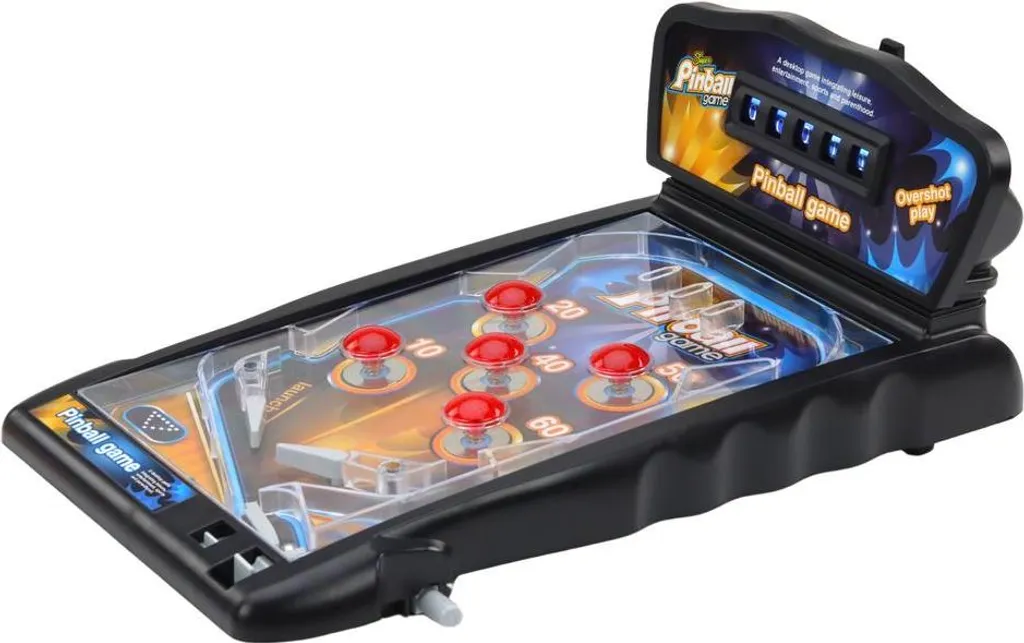 Flipper de table rétro enfant avec animations lumineuses et bruitages - 3