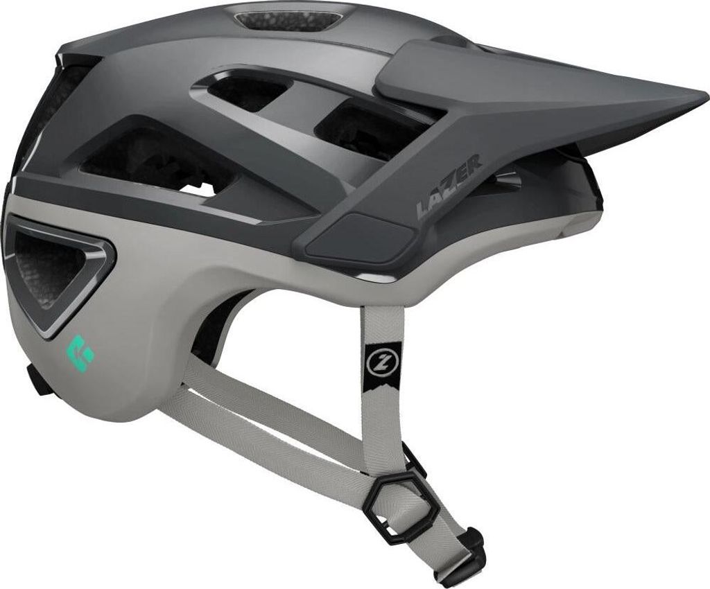 LAZER MTB-Helm Jackal KinetiCore, grau Produktbild 