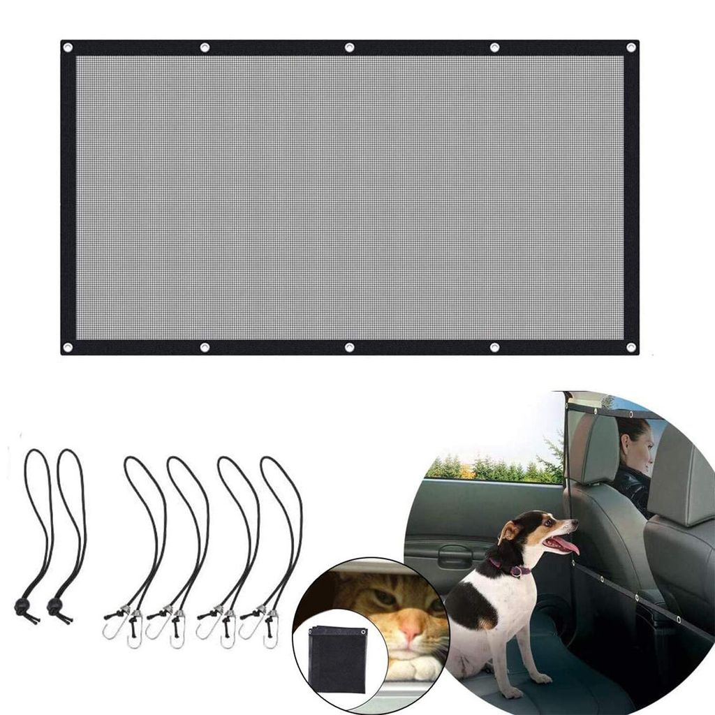 Siatka zabezpieczająca dla psów do samochodu, 115 x 62 cm – Zdjęcie produktu 