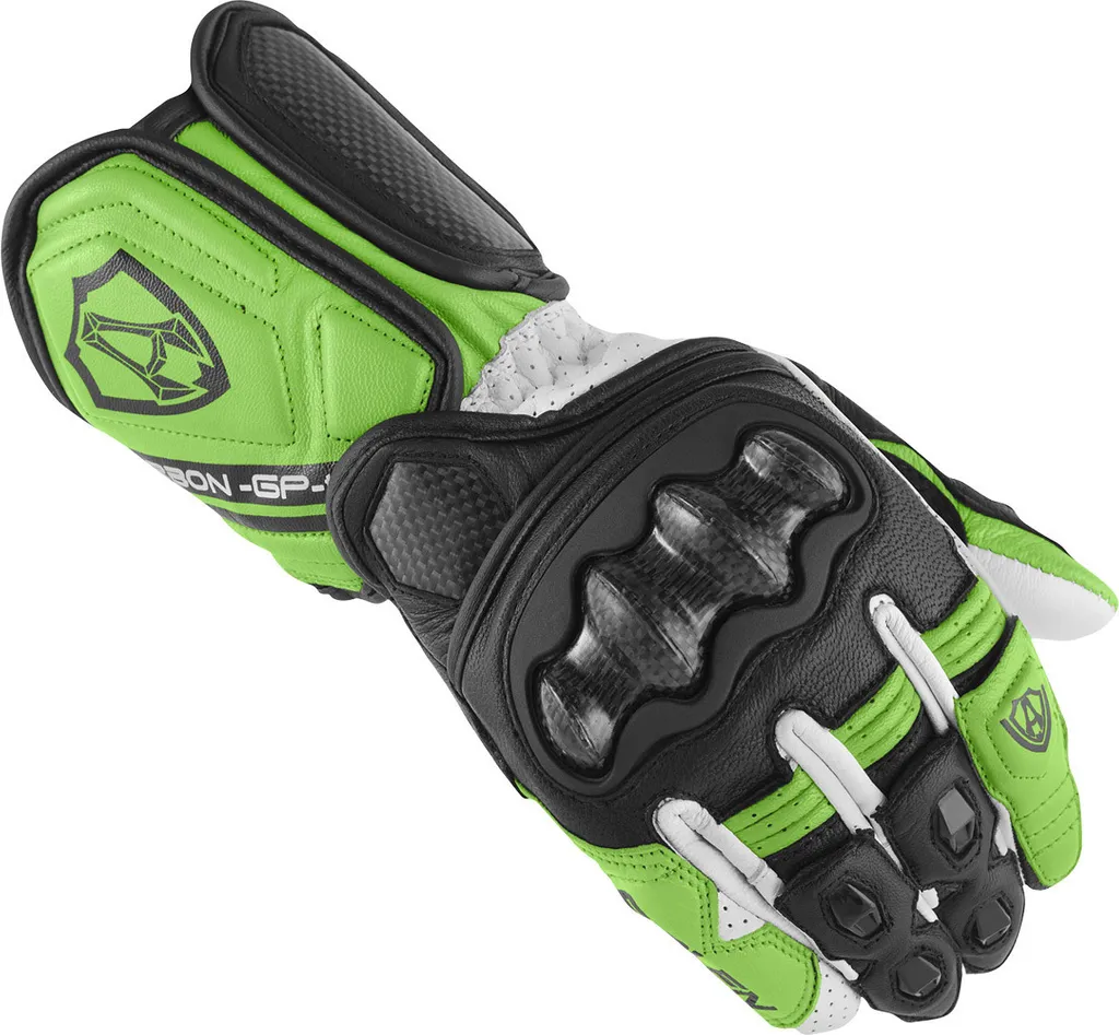 Gants de moto racing Arlen Ness RG-X en cuir de sport pour homme en S