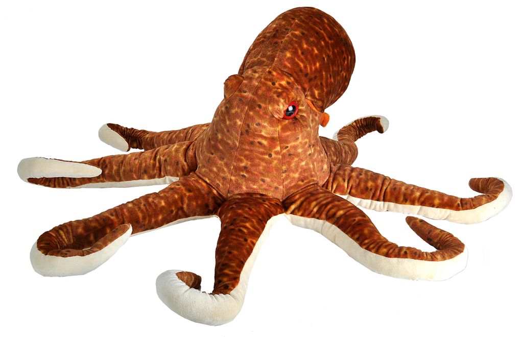 Wild Republic Tintenfisch/Octopus Pluschtier - braun - 76 Produktbild 