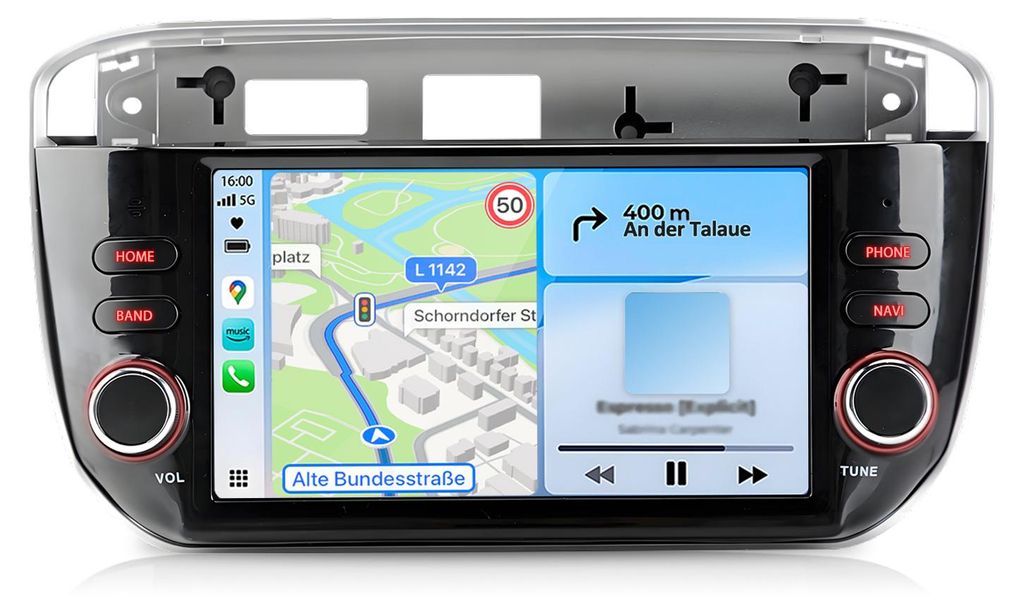 Android Autoradio 7 Zoll 64GB für Fiat punto evo 2012-2017 Produktbild 