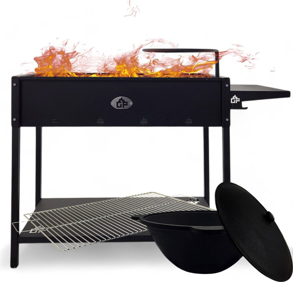Mangal Set Batyr 80 Schaschlikgrill 80cm mit  Grillrost Produktbild 