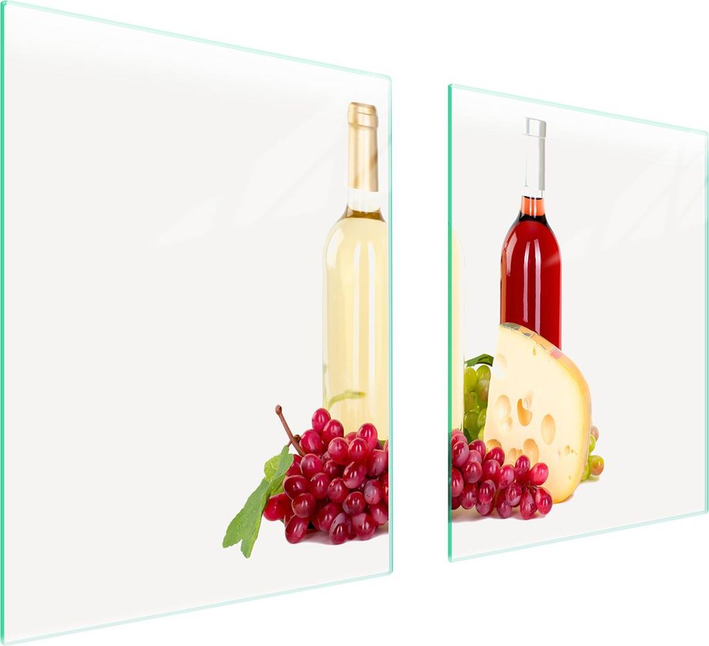 Glasschutzplatte Für Herd 85X52 Wein