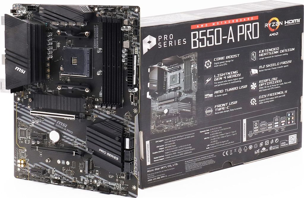 MSI B550-A PRO - Płyta główna - ATX Zdjęcie produktu 