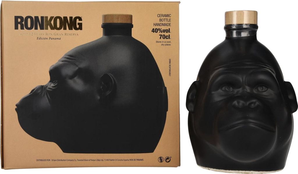 Kong 12 Years Old Rainforest Spiced Rum 40% Vol. 0,7l in Produktbild 
