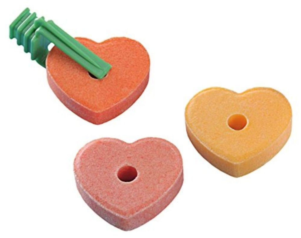 Nobby Salzleckstein Herz, 3er Pack, je 30 g