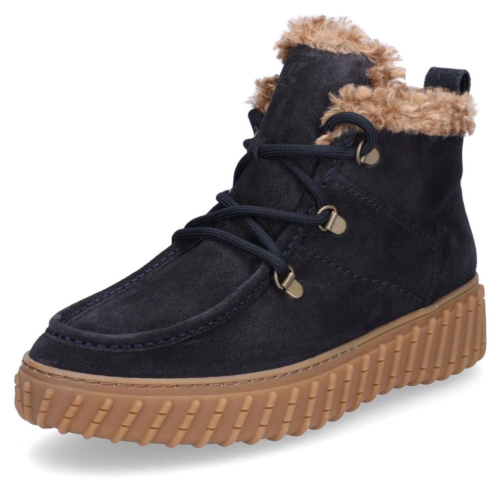 Paul Green Damen Schnürboot blau 7,5 Produktbild 