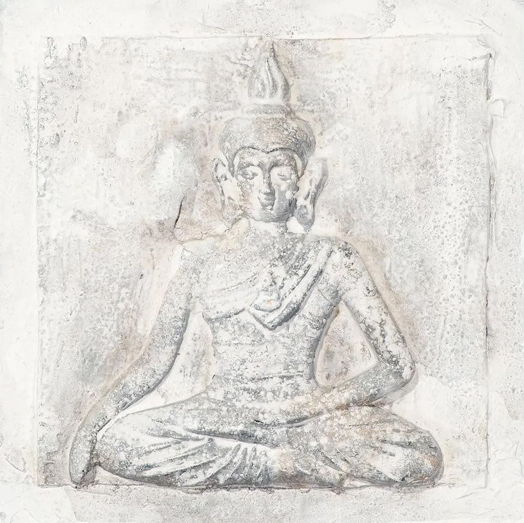 Tableau Bouddha 3D pour une déco murale originale et faite à la main