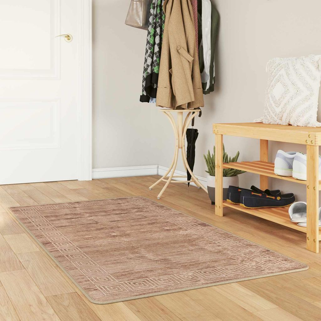 Teppichläufer MARSA Weiß 100 x 150 cm Polyester und PVC - Designerteppiche DE922