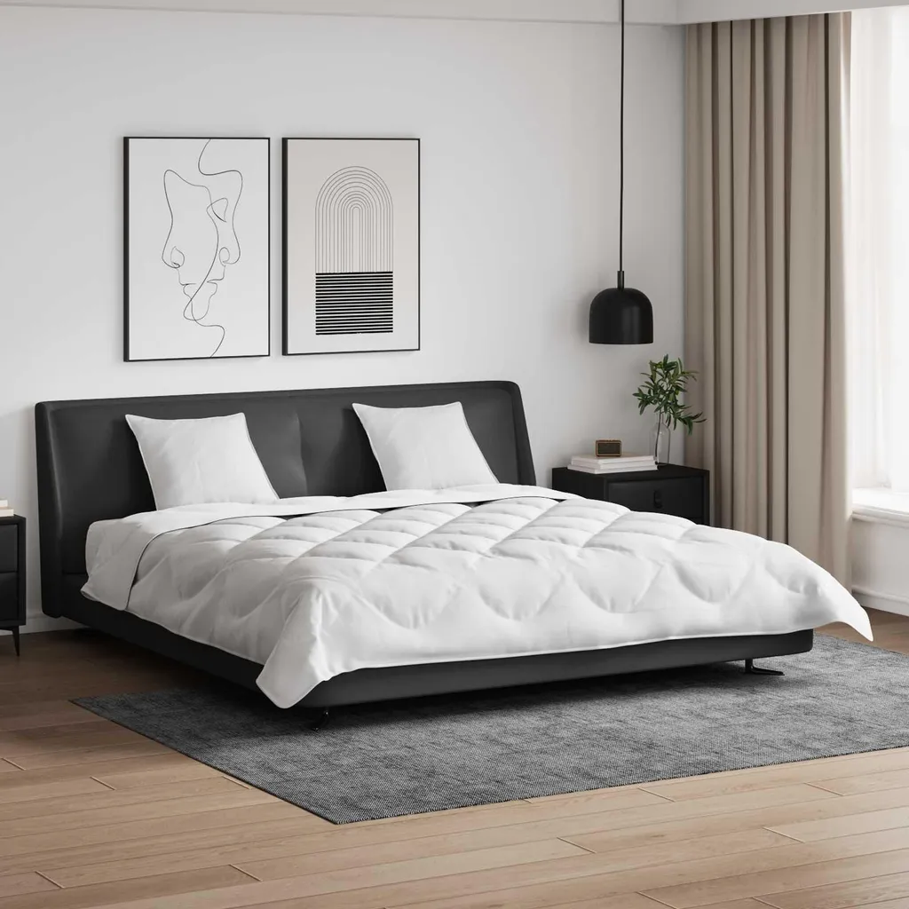 Design Camera da Letto: Set vidaXL Coperta e 2 Cuscini Microfibra - 2