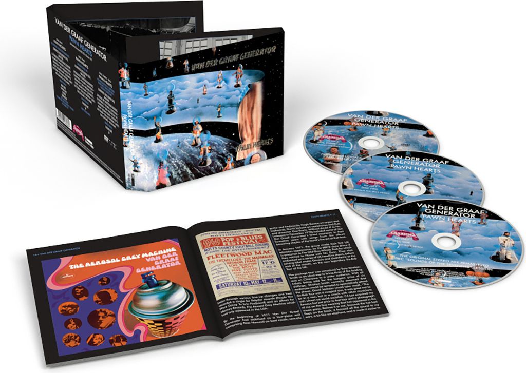 2 CDs, 1 DVD Van Der Graaf Generator Pawn Hearts (remastered)