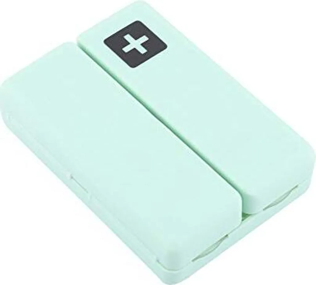 FDIT Scatola settimanale per le pillole Organizzatore portatile per la medicina giornaliera Pieghevole magnetico a 7 scomparti Imballaggio riutilizzabile (2 #)
