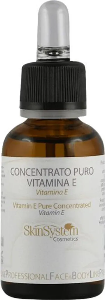 SkinSystem Vitamin E 30ml - Olio Puro di Vitamina E per Smagliature e Rughe