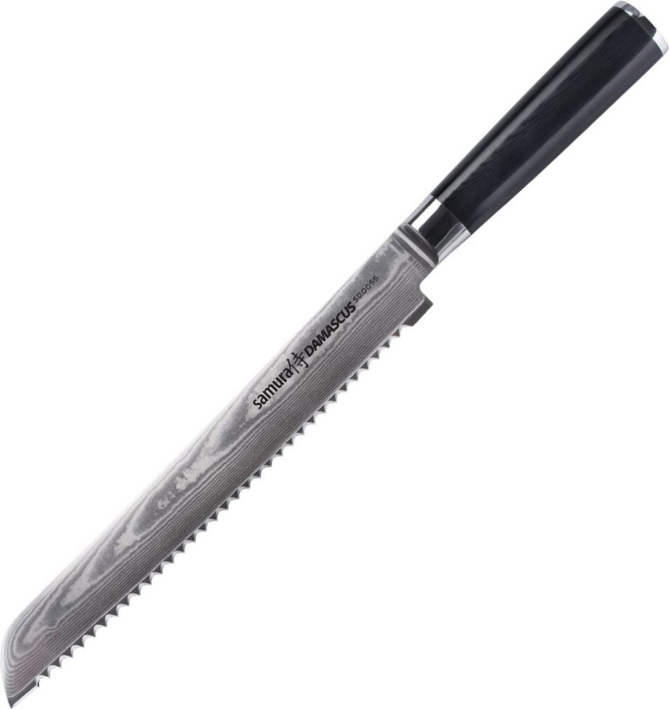 9-calowy japoński stalowy nóż do chleba Samura DAMASCUS - Zdjęcie produktu 