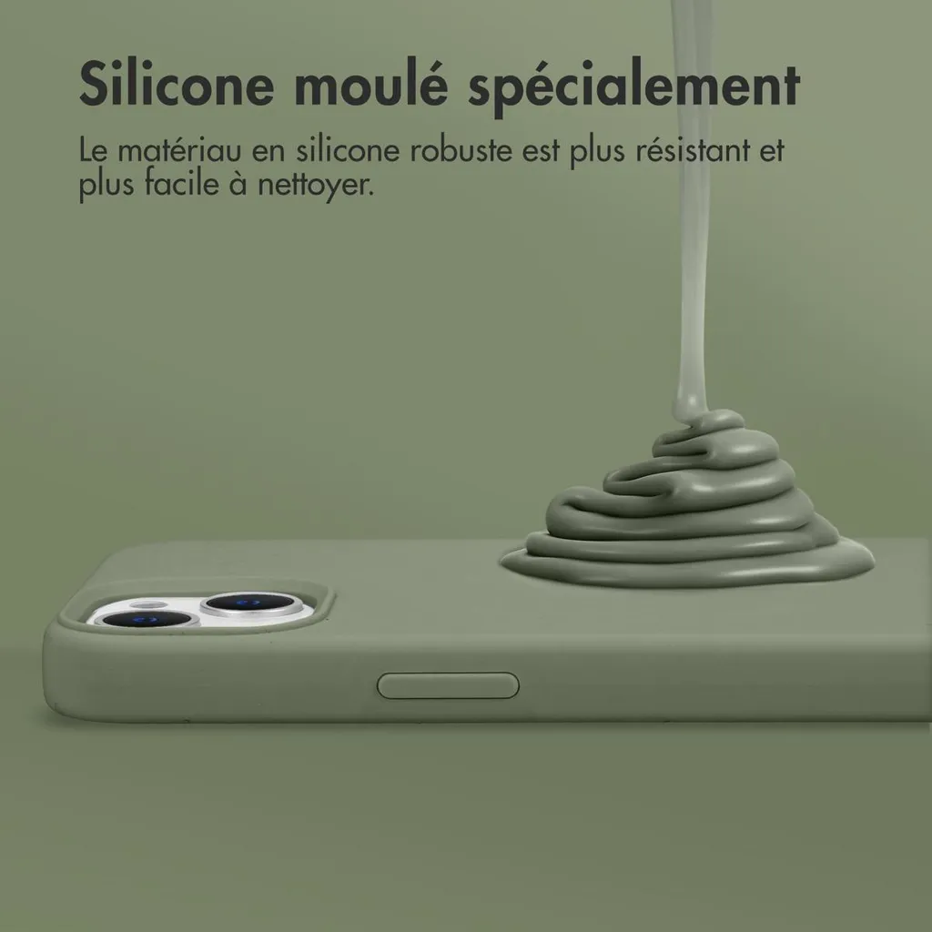 Accezz Custodia Silicone MagSafe iPhone 13 Pro Max Verde - Alta Qualità - 10