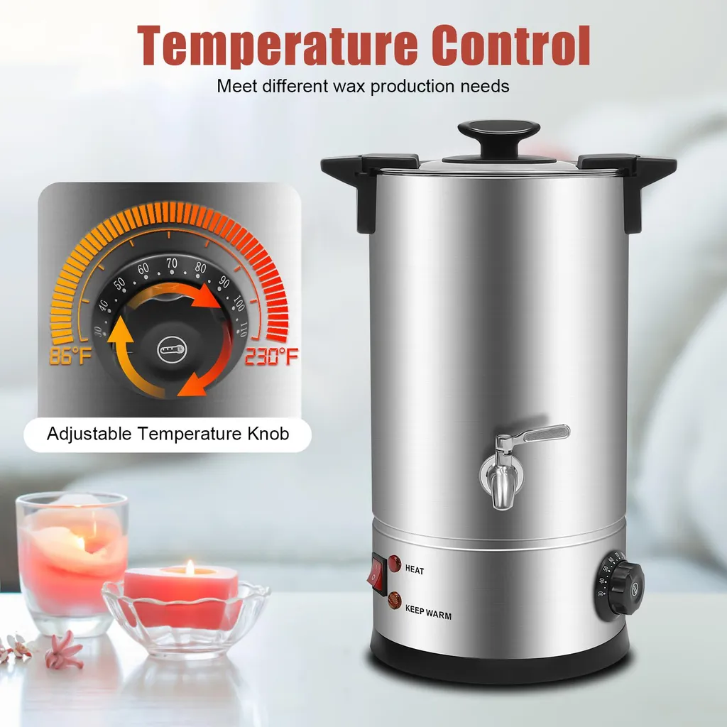 Cuve de fusion 10,5L pour bougies argent à température programmable - 5