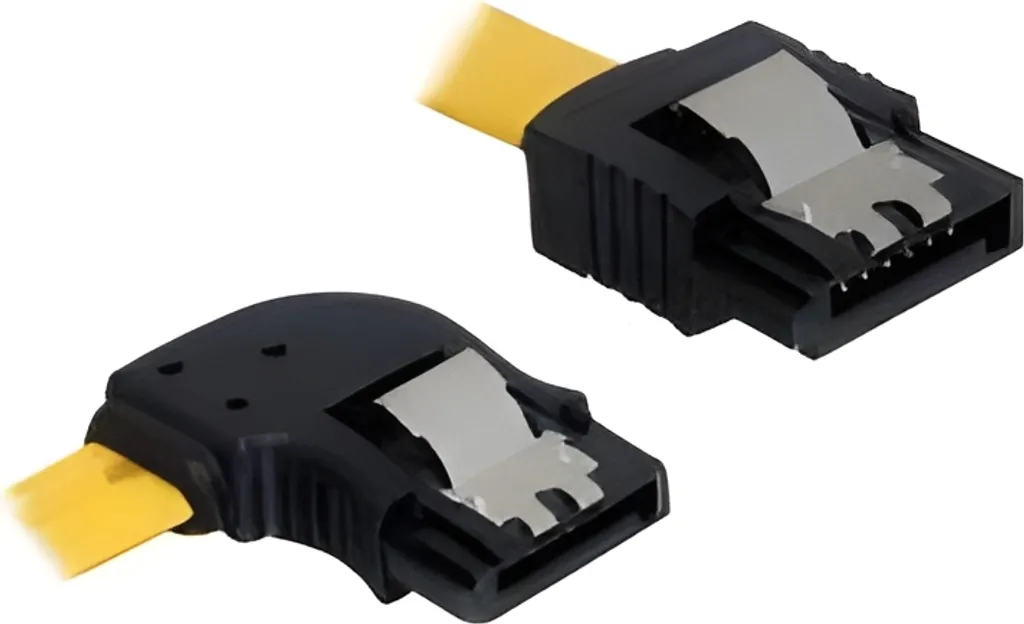 Delock 82809 Cavo SATA III 50cm Giallo - Connessione Professionale