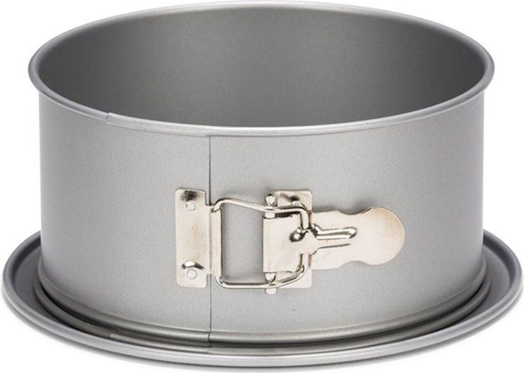 springende Form mit hohem Rand 22 cm Stahl silber Produktbild 1