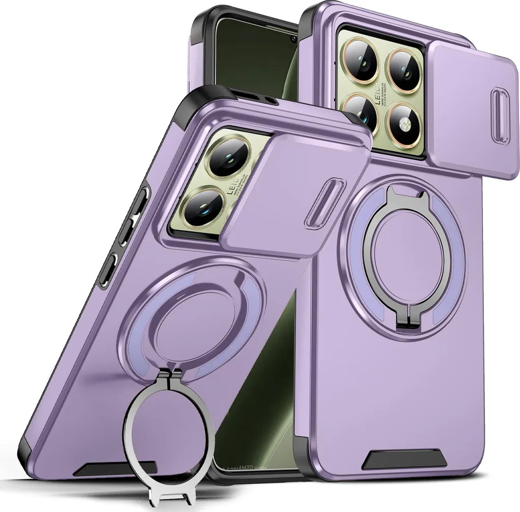 Custodia Xiaomi 14T Viola: Stile Urbano e Protezione Totale Camera