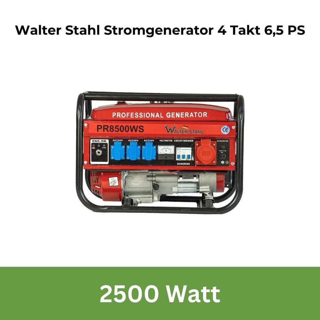 WalterStahl Stromerzeuger Notstromaggregat Stromgenerator 4 Produktbild 