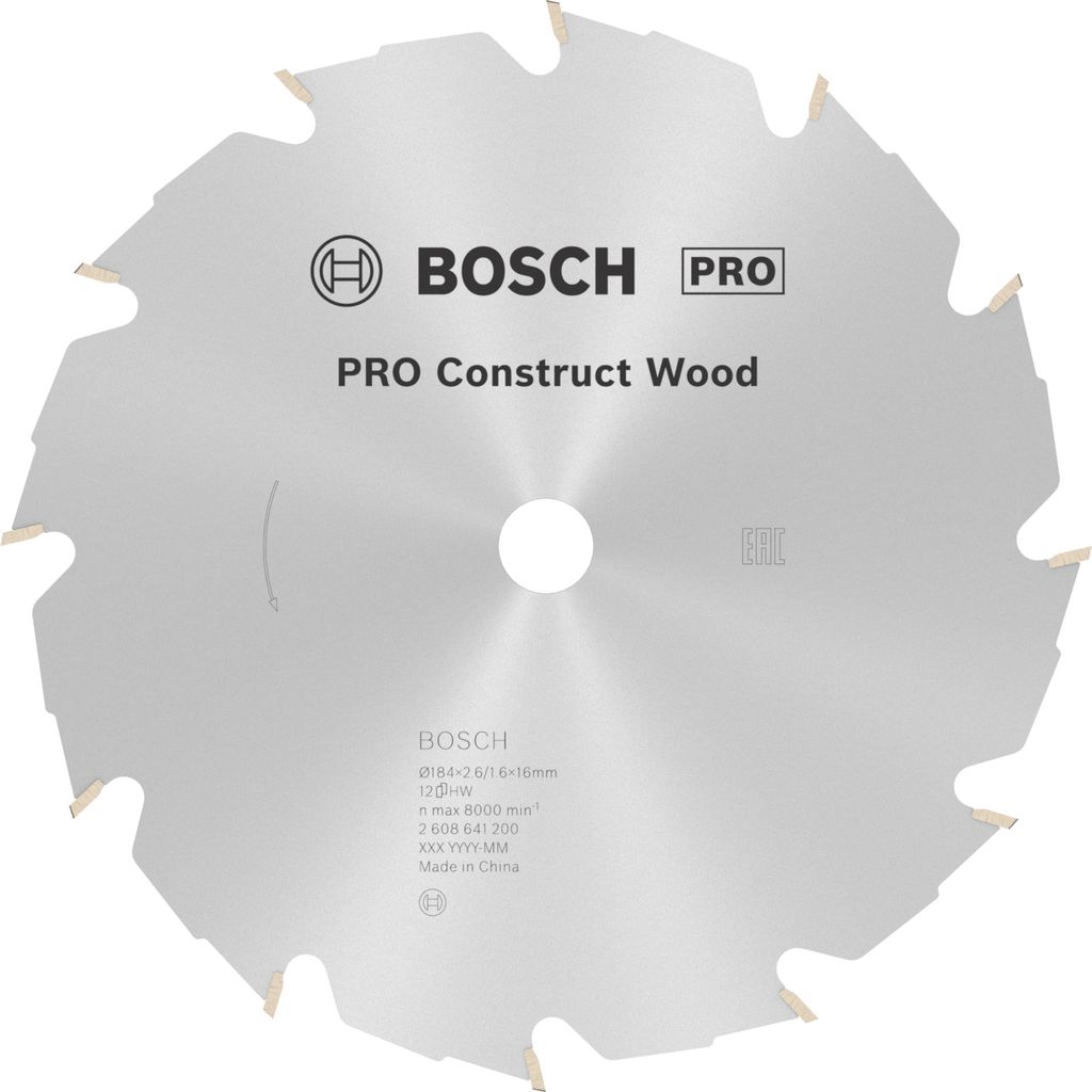PRO Construct Kotúčová píla na drevo, 184 x 2,6 x 16 mm Obrázok produktu 