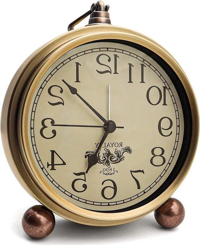 Grande horloge murale vintage 52 pouces décorative en verre HD quartz