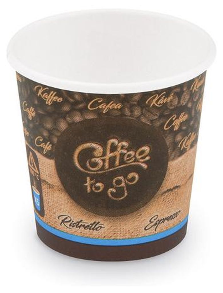 100x Kaffeebecher XS 'Coffee To Go' für Espresso Ristretto Produktbild 