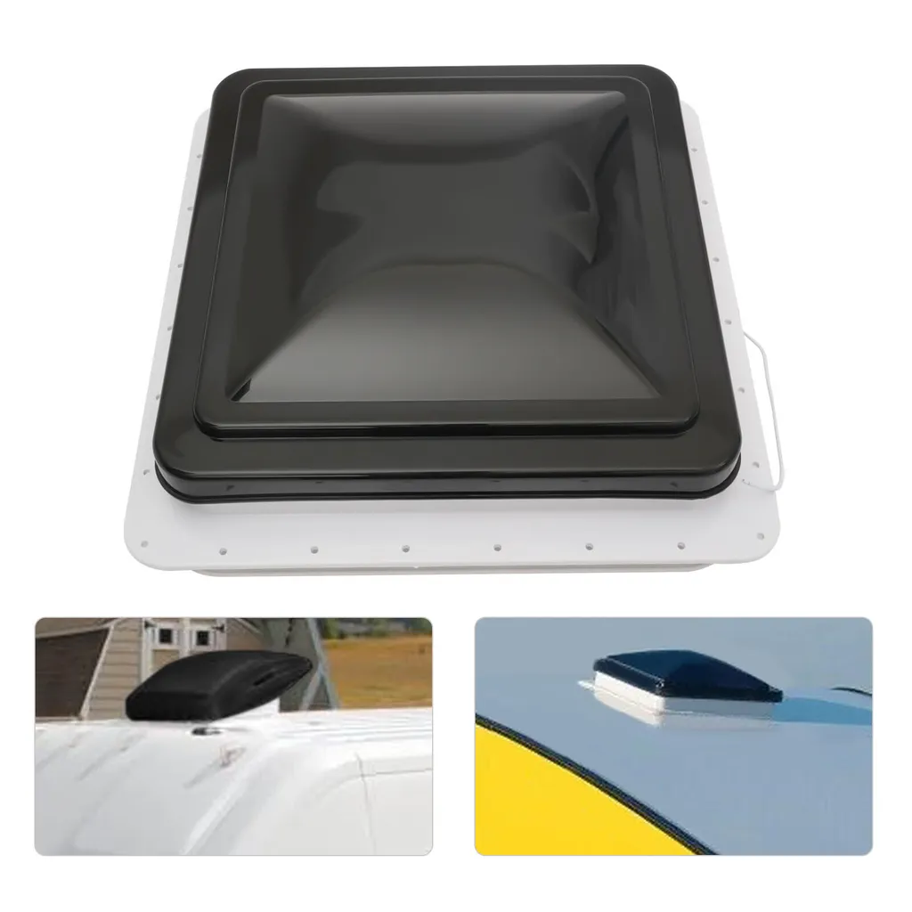 Lanterneau de toit 42x42 cm : Ventilation de toit pour camping-car