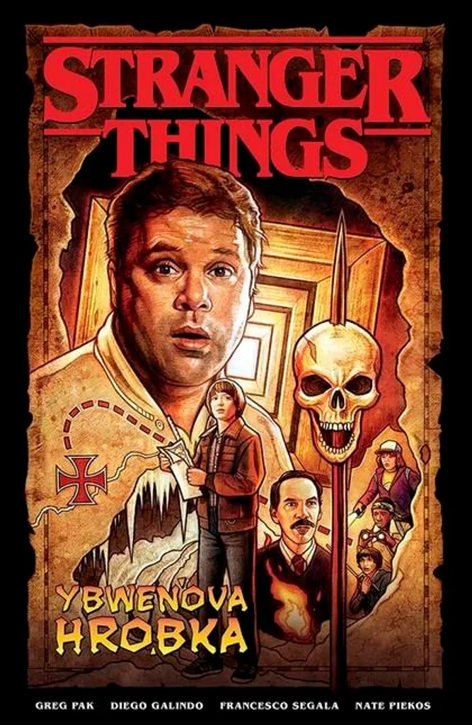 Sweat Stranger Things 6 Ybwenova hrobka pull robuste qui ne bouloche pas