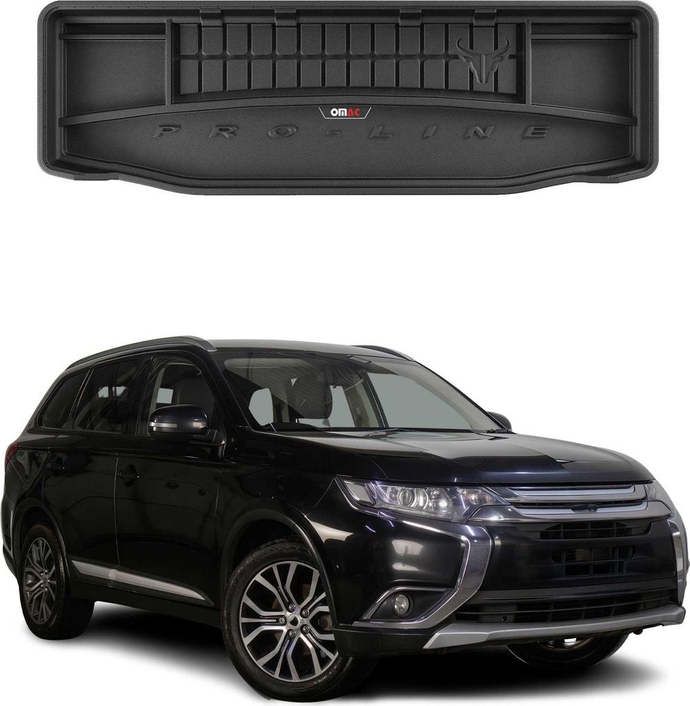 OMAC Gummi Kofferraumwanne für Mitsubishi Outlander 2012-2015 TPE Laderaumwanne