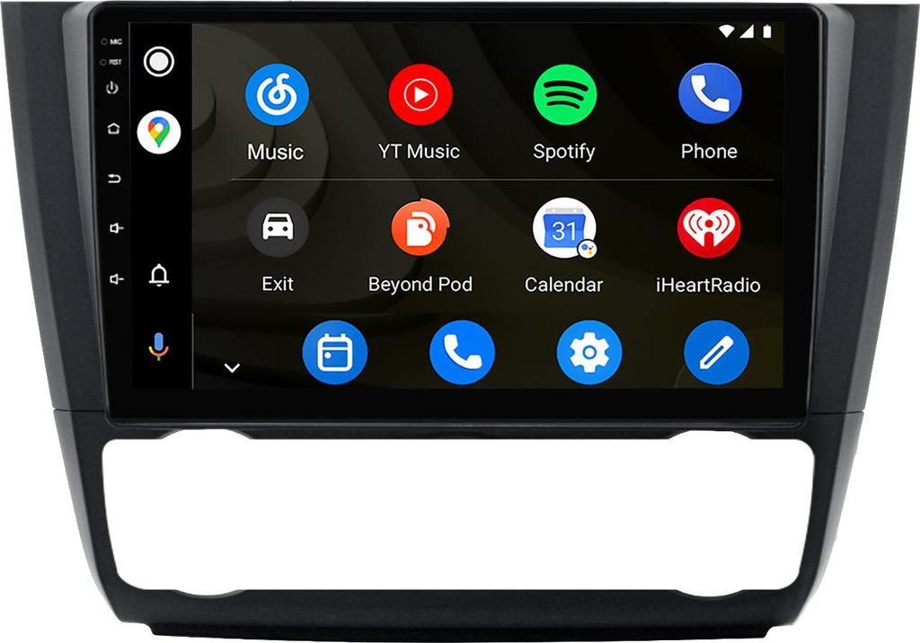Android Autoradio 9 Zoll 128GB für BMW 1er E81 E82 E87 E88 (2004–2013) mit CarPlay & Android Auto Navigation & Bluetooth – Automatik Klima