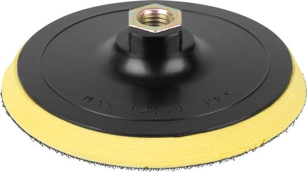 Träger Strend Pro K910 125 mm, M14, Schleifpapier, Klettverschluss