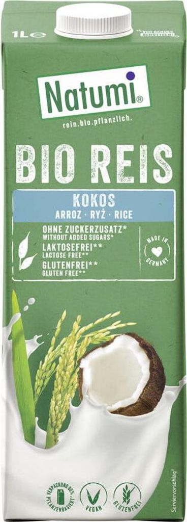 NAPÓJ RYŻOWO - KOKOSOWY BEZ DODATKU CUKRÓW BEZGLUTENOWY BIO 1 L - NATUMI
