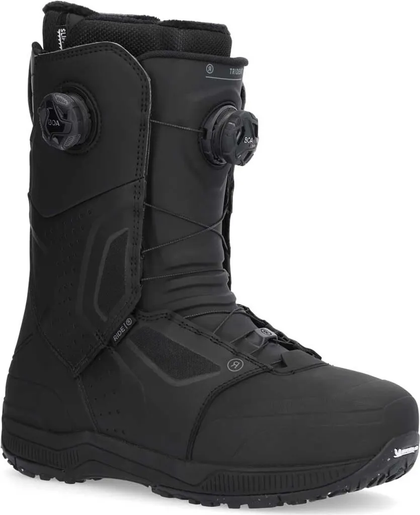 Chaussures de Snowboard Ride Trident Noir 29,5 - Bottes Freeride Rigides