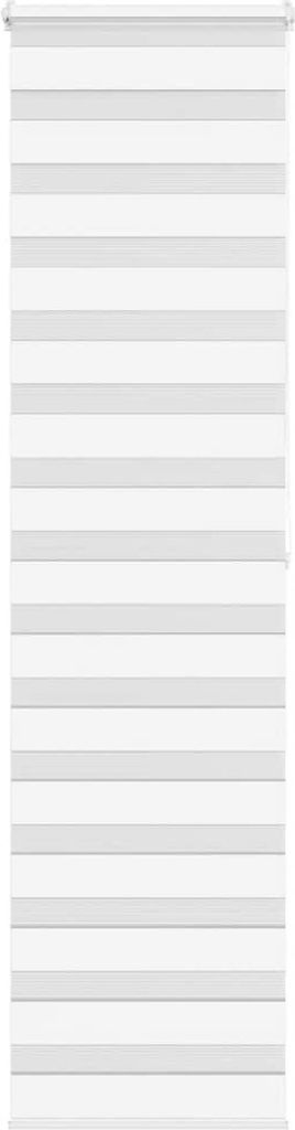 Doppelrollo Weiß 65x200 cm Stoffbreite 60,9 cm Polyester