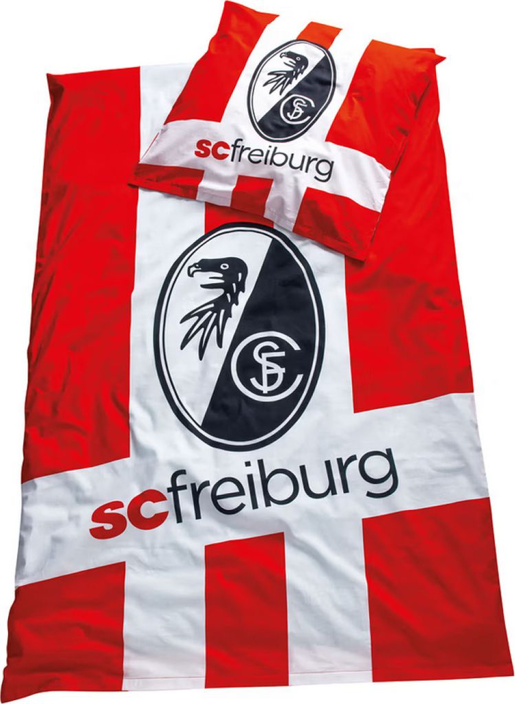 SC Freiburg Bettwäsche "Logo/Schriftzug" 135 x 200cm Produktbild 